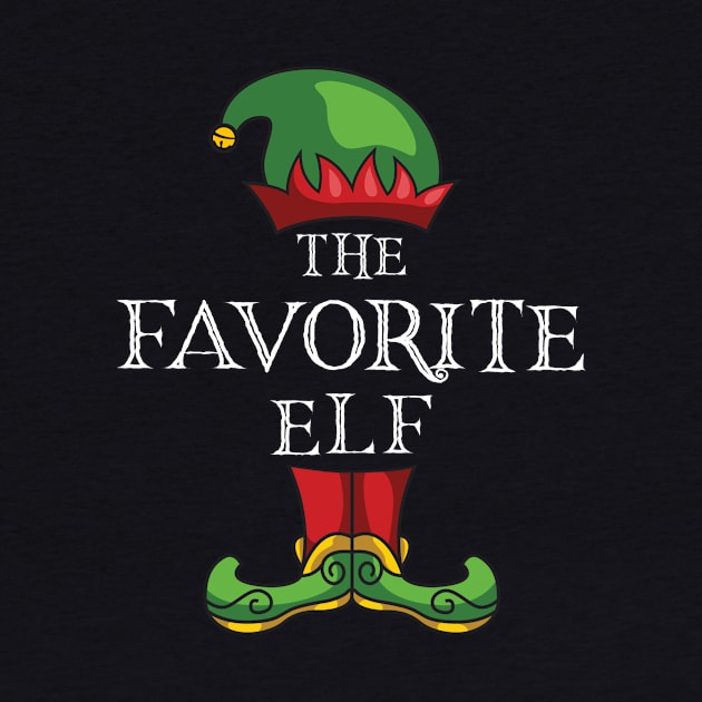The Favorite Elf Matching Family Christmas Pajama by Sackun